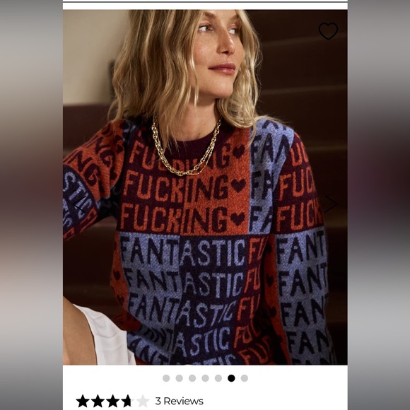 Ayda Pink and Blue Pepper Sweater - Picture 4 of 11